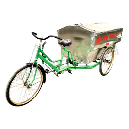 人力保潔三輪車(鐵斗)、（不銹鋼斗）
